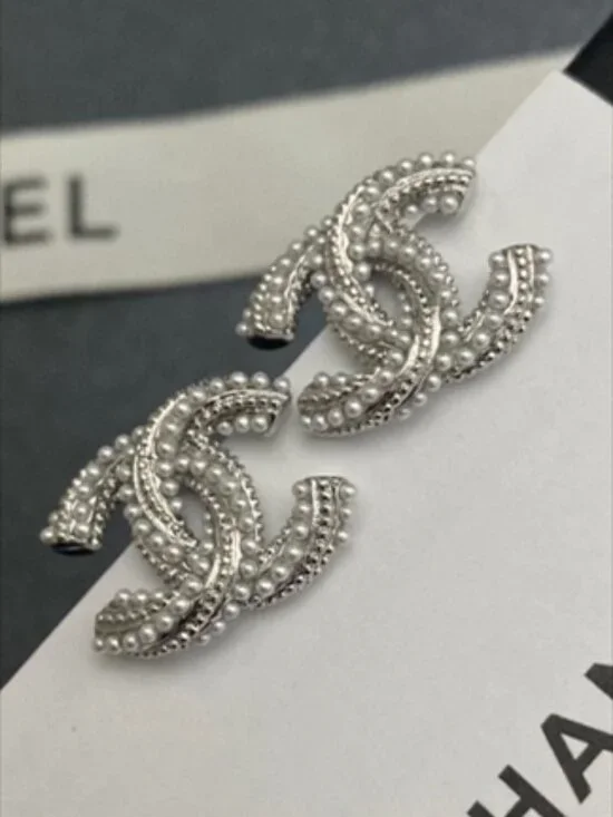 Chanel Double C Earrings - Picture 4 of 5